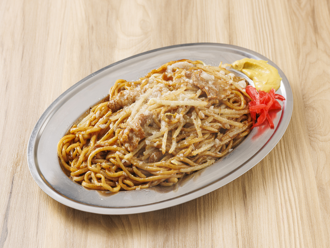 鉄板背脂焼きそば