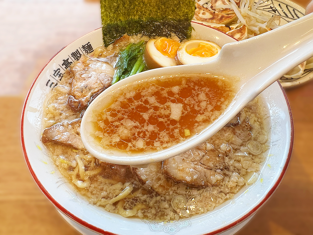 三宝亭製麵 特製背脂生姜醬油らーめん