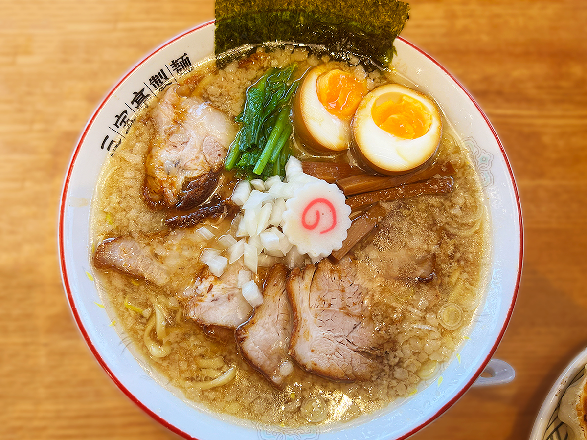 三宝亭製麵 特製背脂生姜醬油らーめん