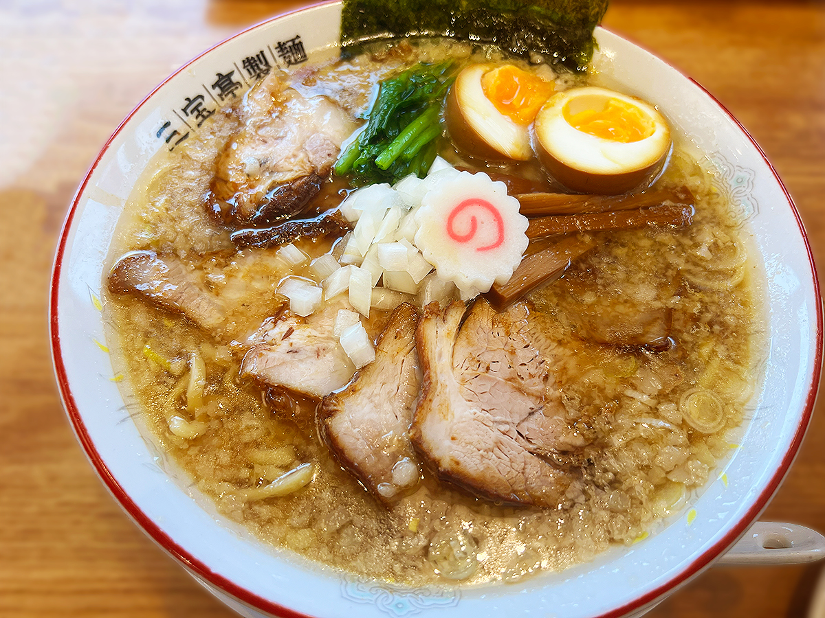 三宝亭製麵 特製背脂生姜醬油らーめん