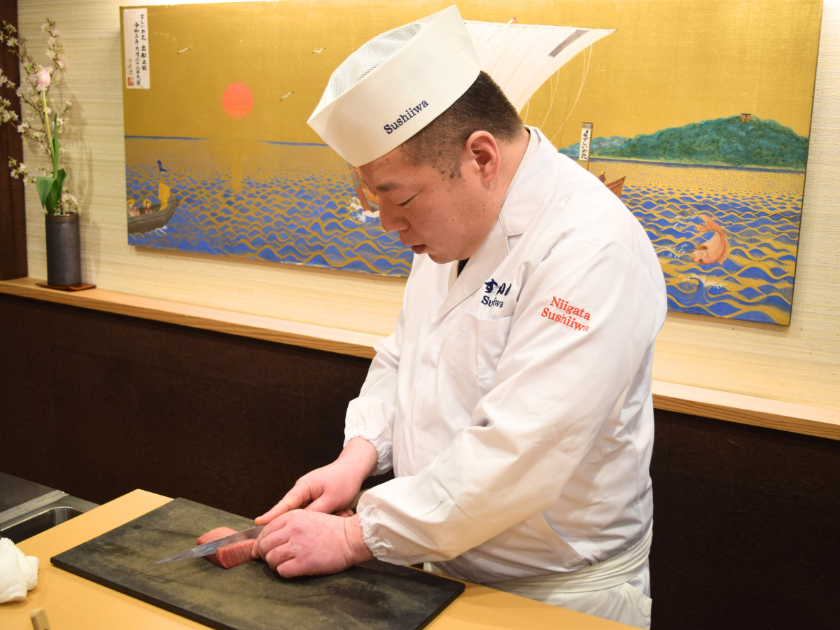 すしいわの店主・岩渕浩さん