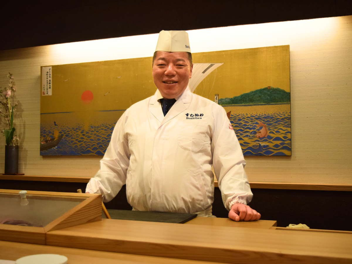 すしいわの店主・岩渕浩さん