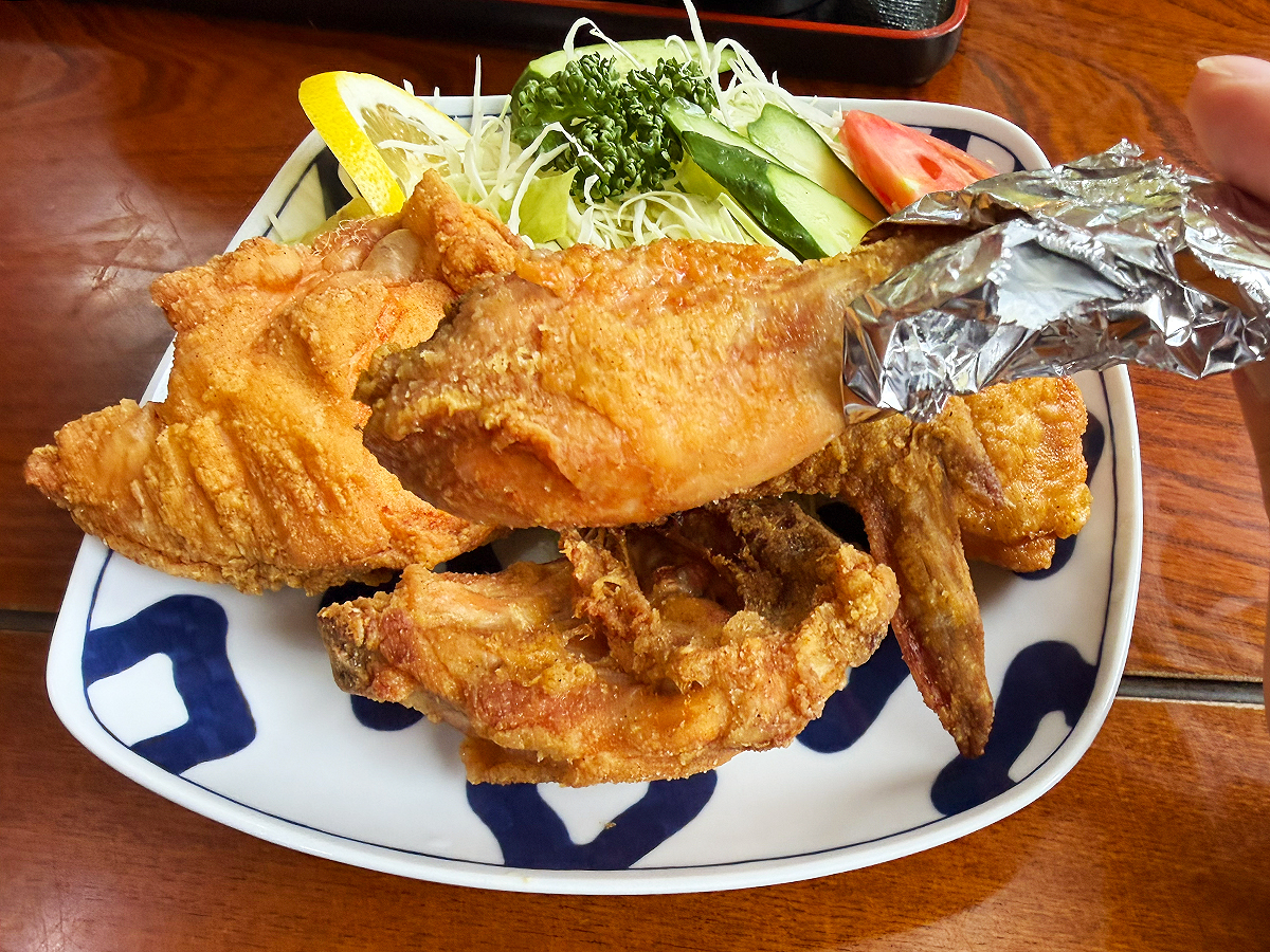 唐揚げ 持ち上げ