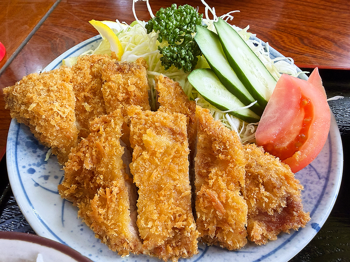 ヒレカツ定食 アップ