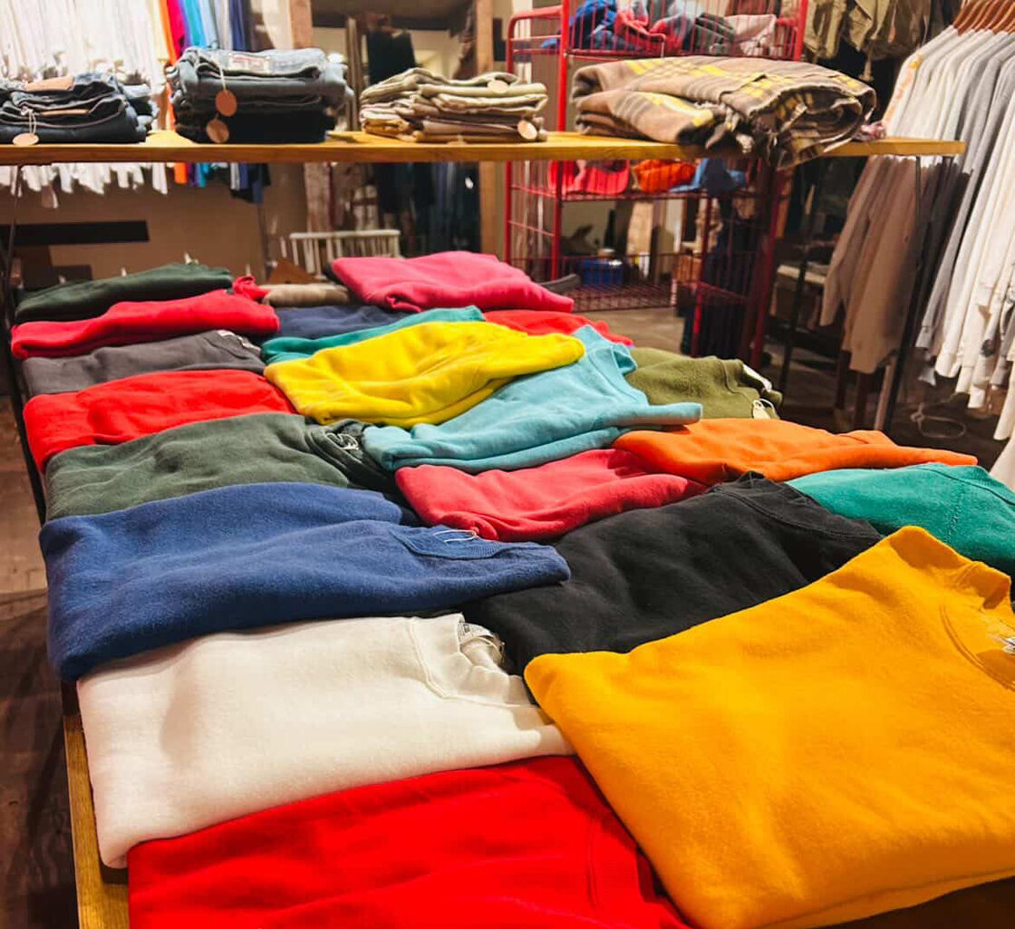 pocketのスウェット