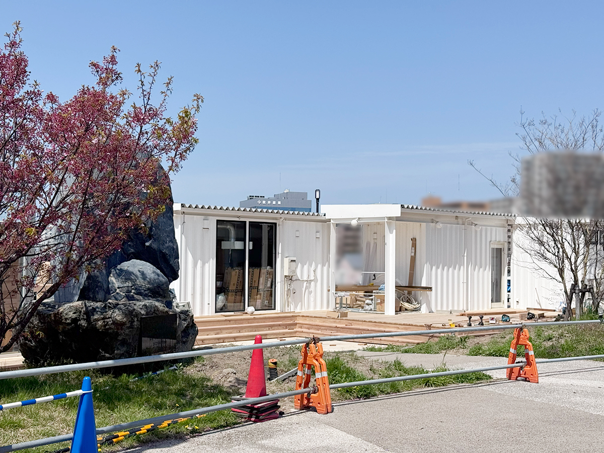 万代テラス ハジマリヒロバの外観