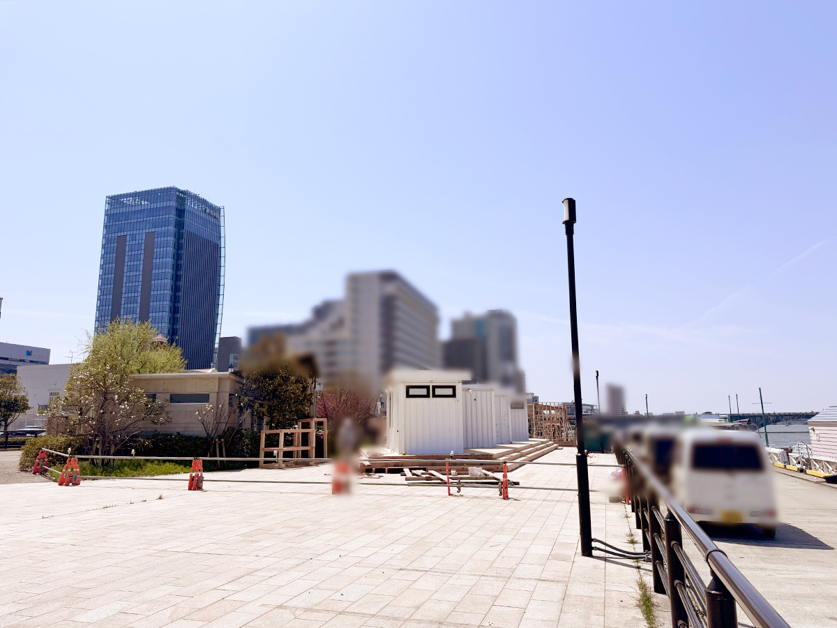 万代テラス ハジマリヒロバの外観