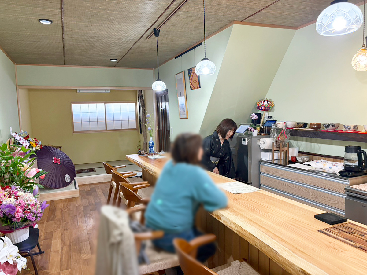 お抹茶じかん 藤喜の店内