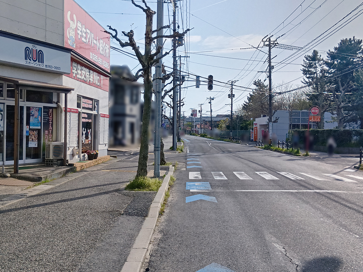 メガ豚パンチ 新潟大学前店の場所