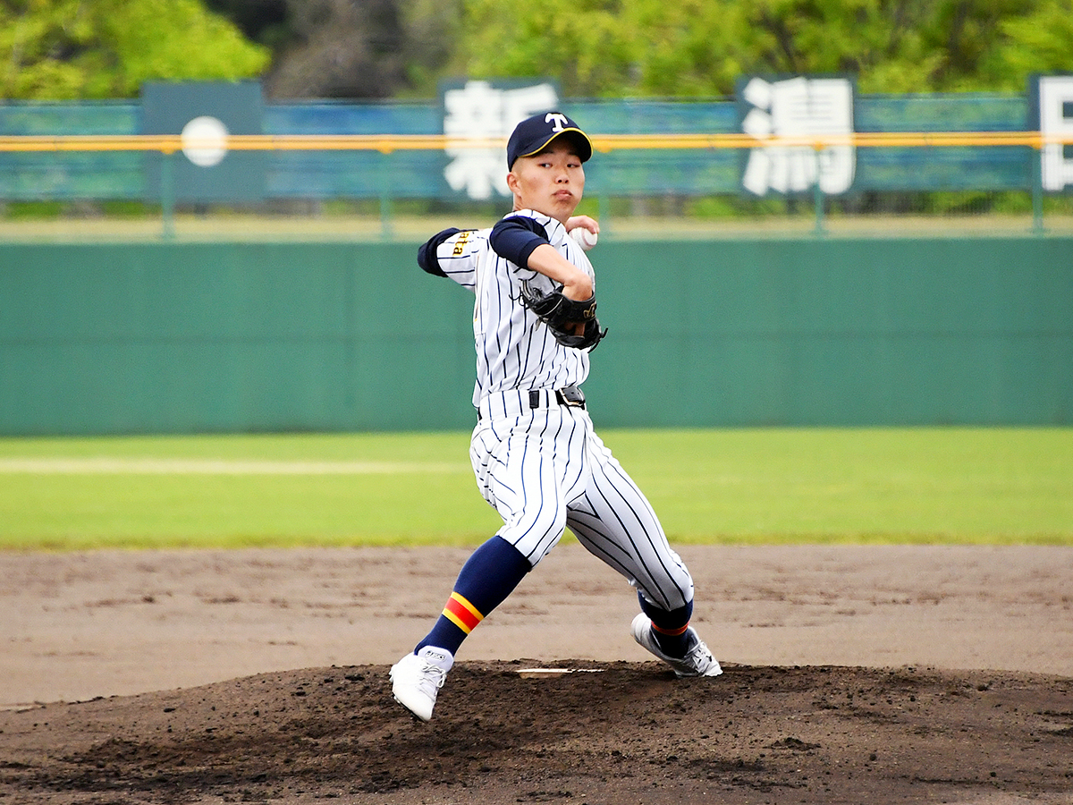 帝京長岡の大エース、工藤投手