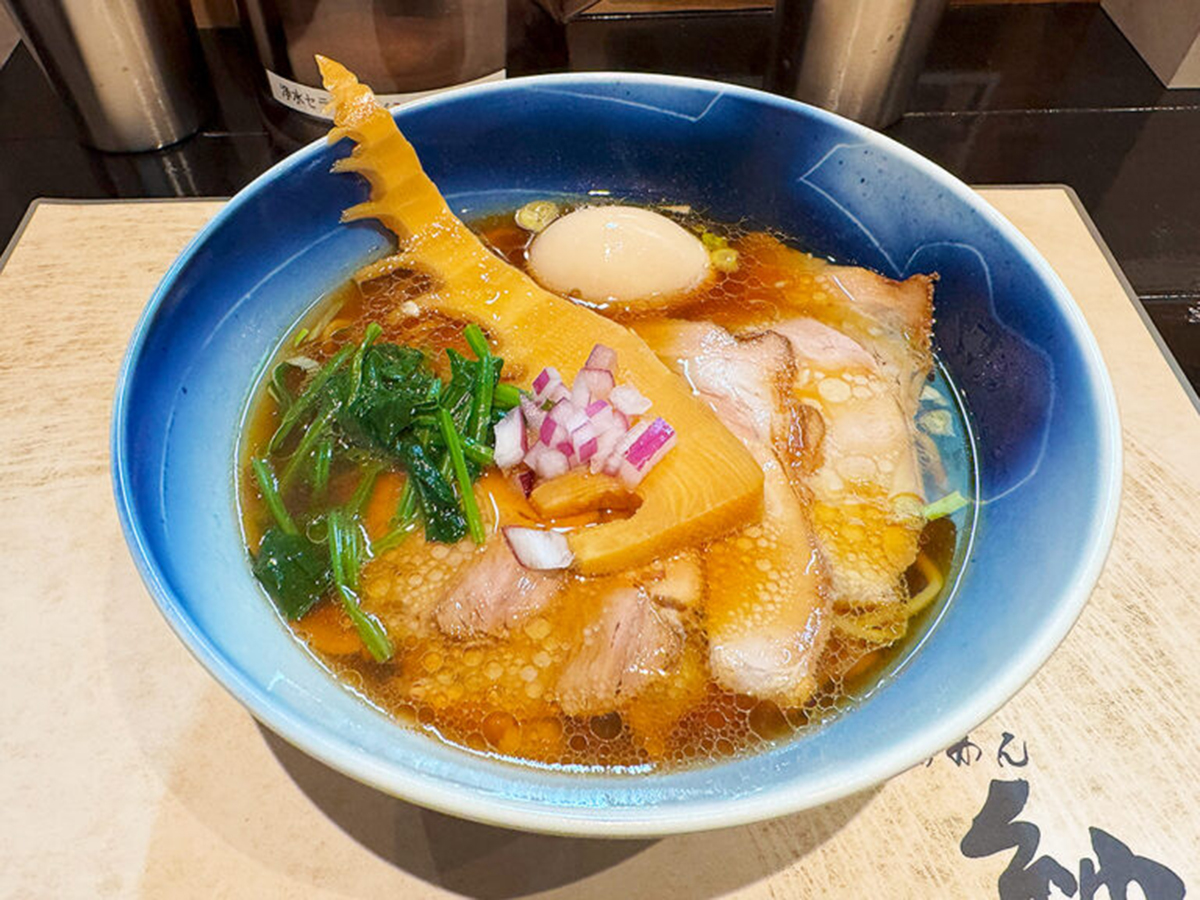 らぁめん 紬麦の生姜醤油らぁめん