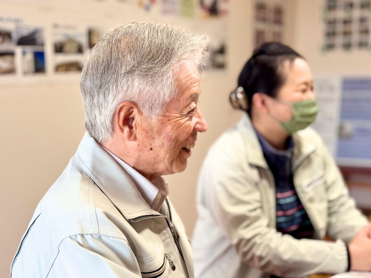 シイヤライズの会長・椎谷和男さん／池田かおりさん