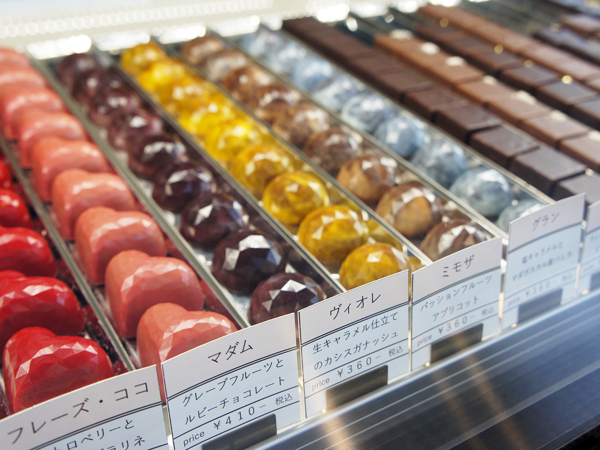 CHOCOLATERIE NOIROUGEのボンボンショコラ
