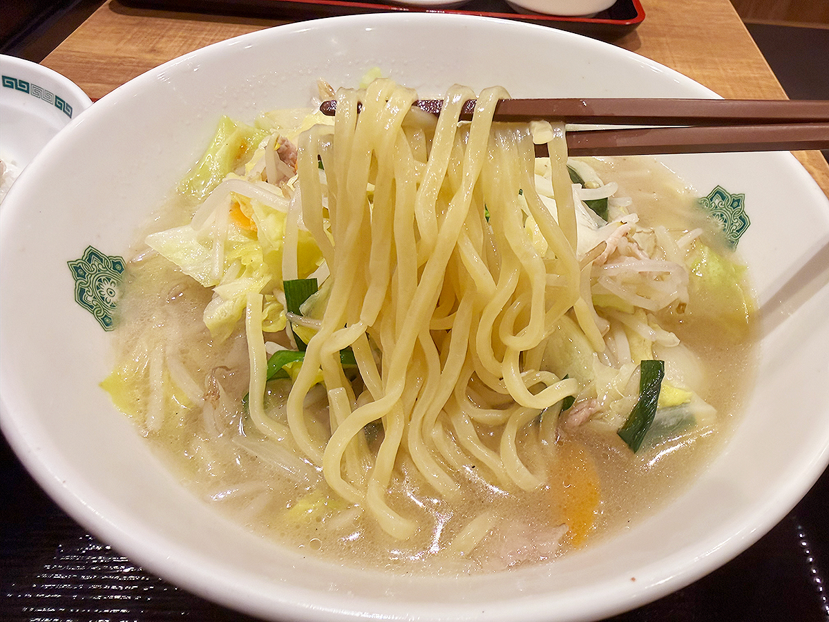 熱烈中華食堂日高屋 新潟駅前店　野菜タンメン
