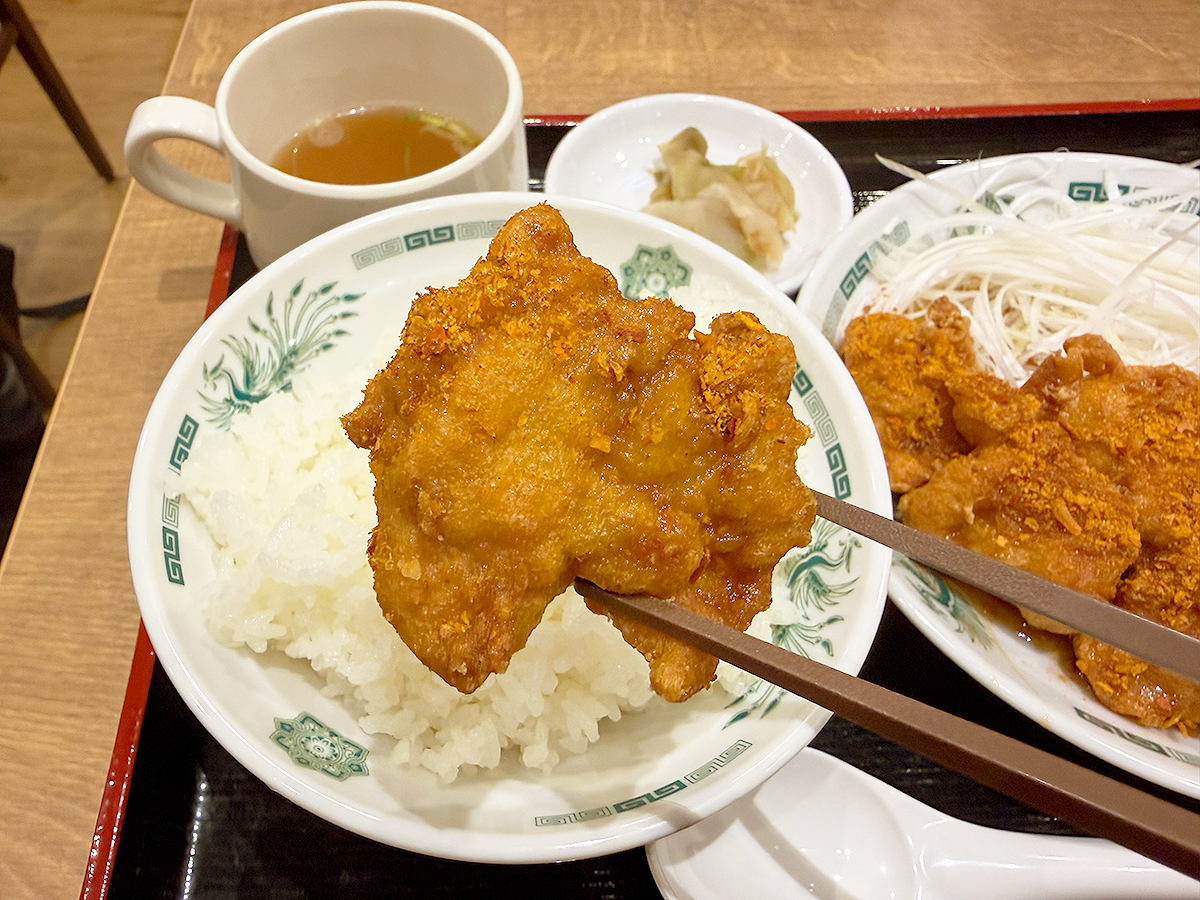 熱烈中華食堂日高屋 新潟駅前店　Wドラゴンチキン