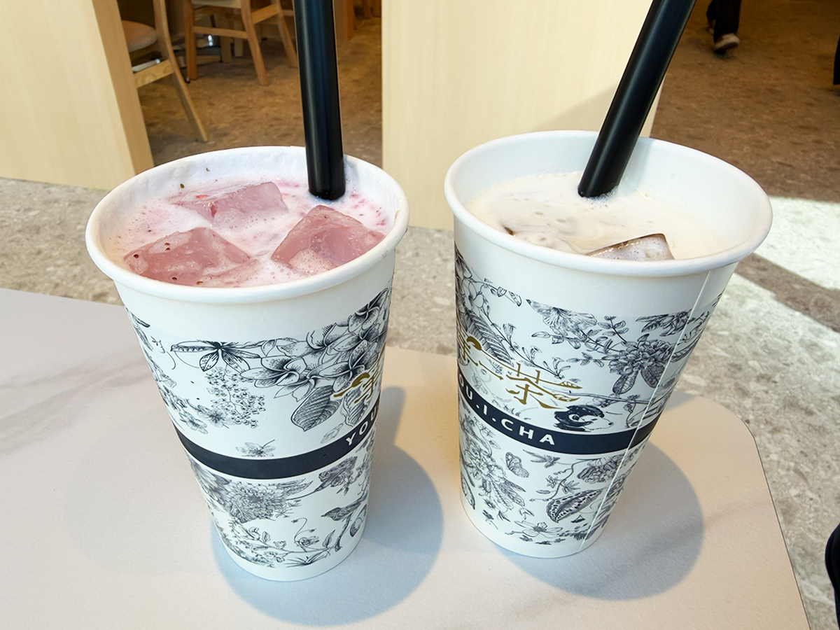 羊一茶のタピオカドリンク