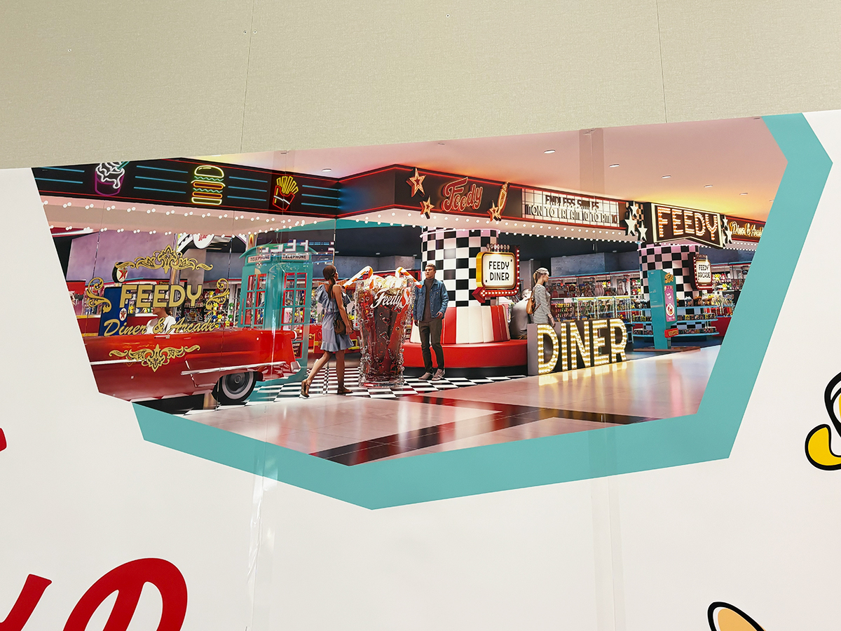 フィーディー・ダイナー・アンド・アーケード イオンモール新潟亀田インター店の店内イメージ