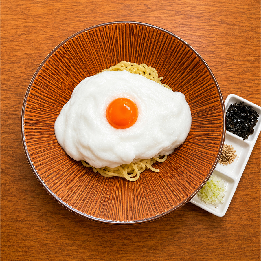 麺匠 一雫の雲の釜玉らーめん