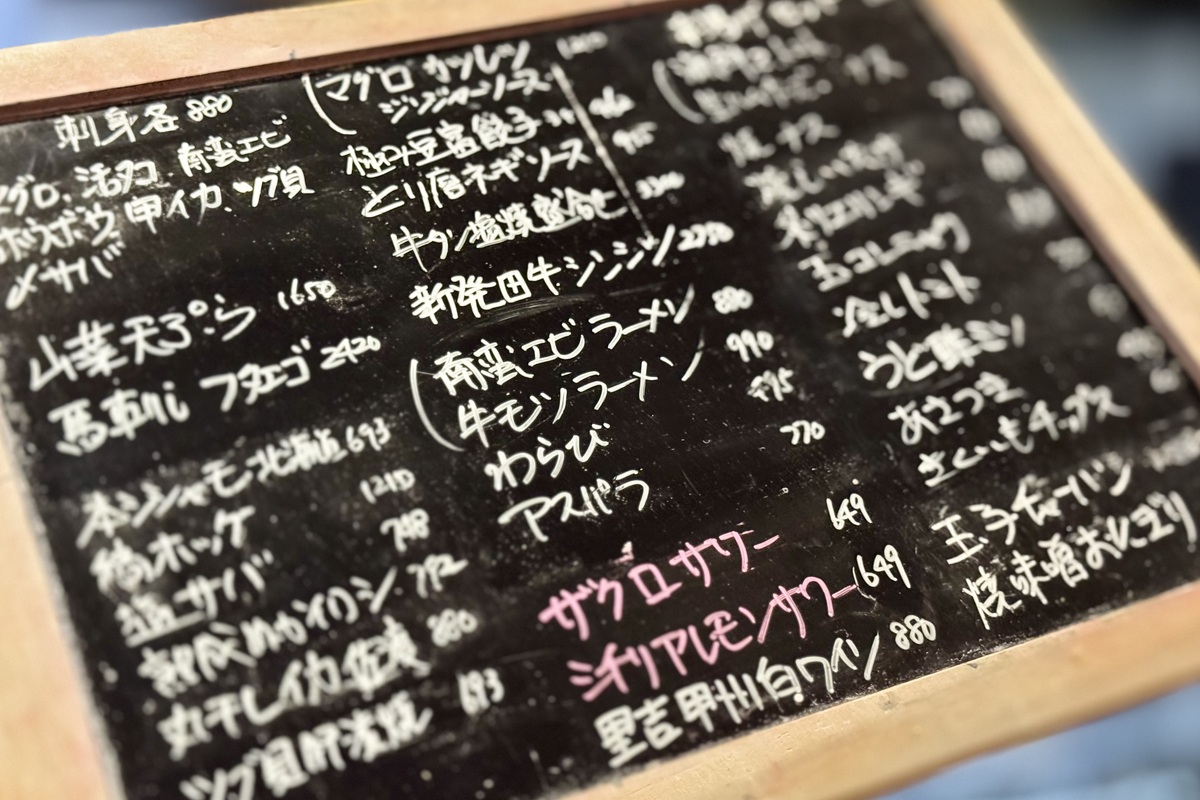 笑喰処 つまようじのメニュー表
