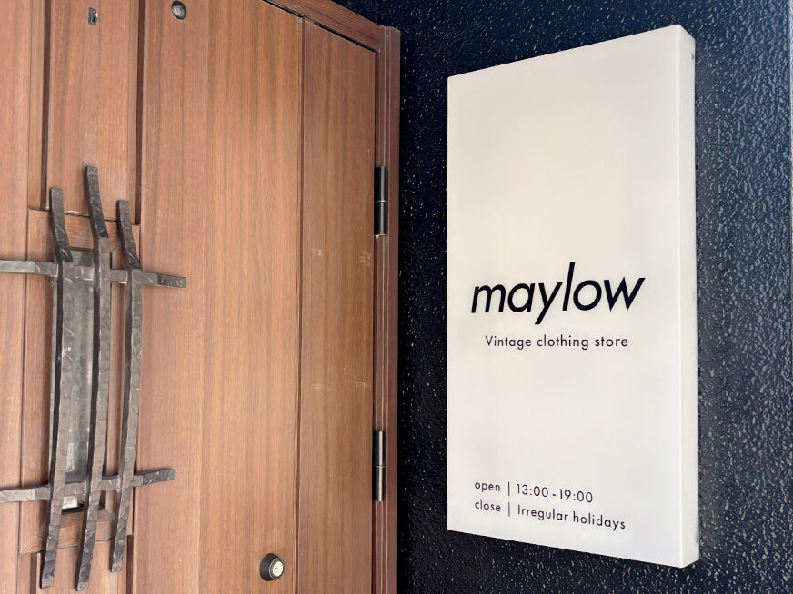 maylowの看板