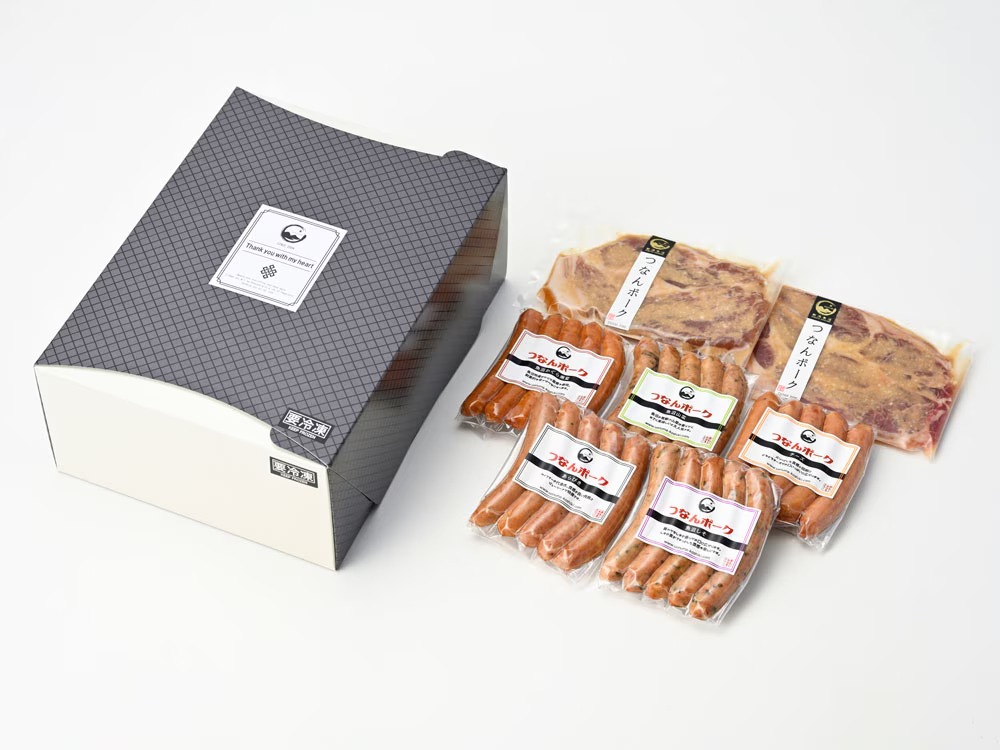 つなんポーク味噌漬&ウインナーセット