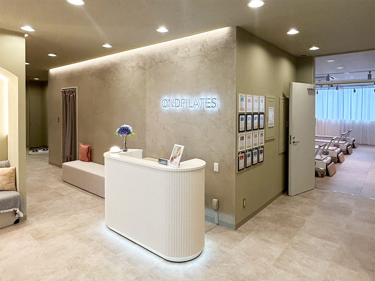 OND PILATESの店内