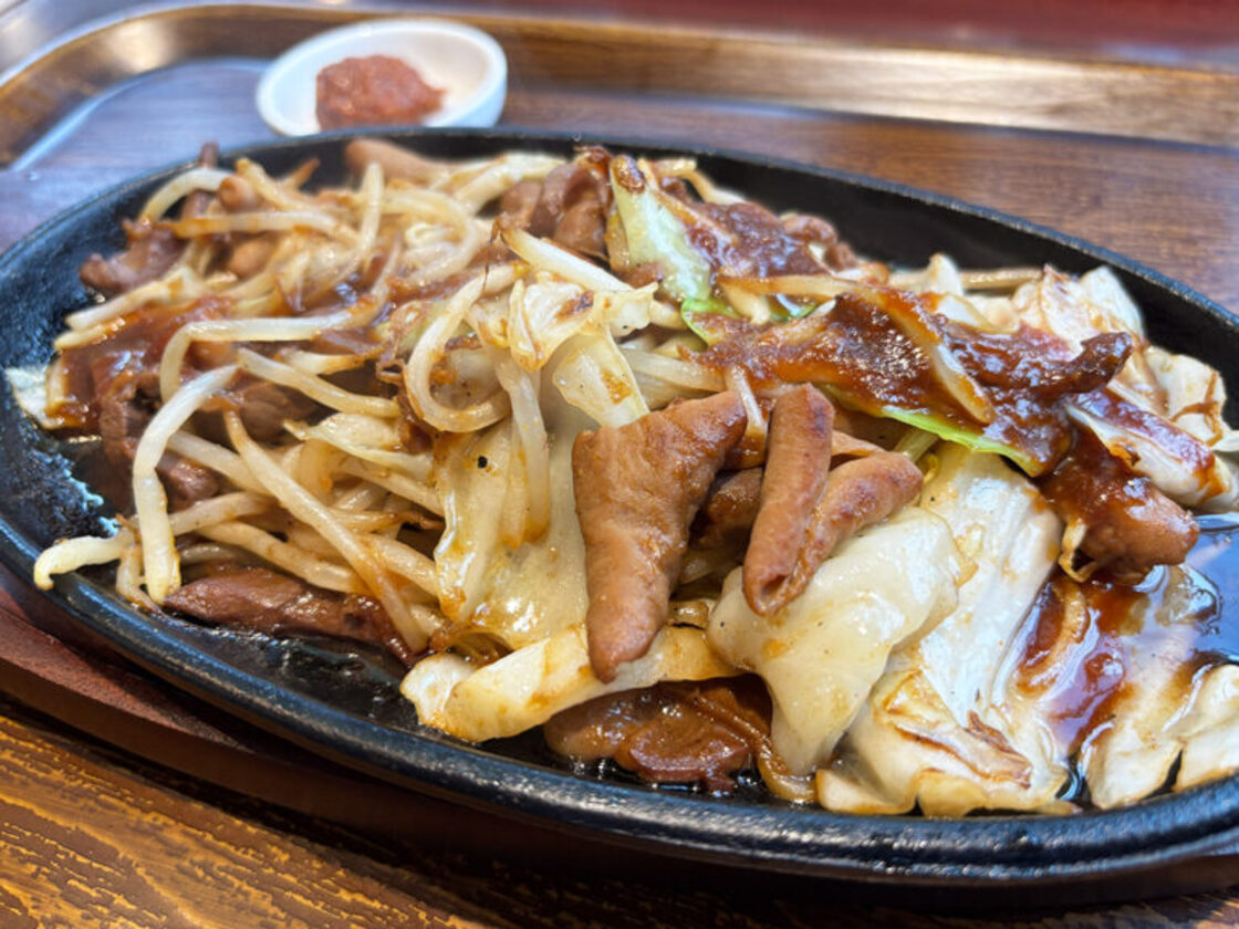スタミナ鉄板焼き 元気亭のホルモンMIX 単品