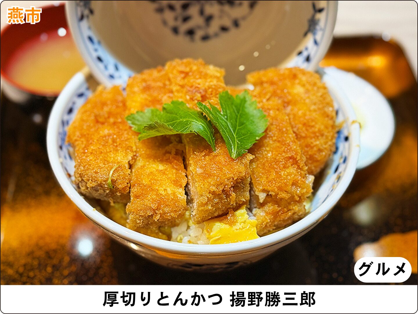 厚切りとんかつ 揚野勝三郎