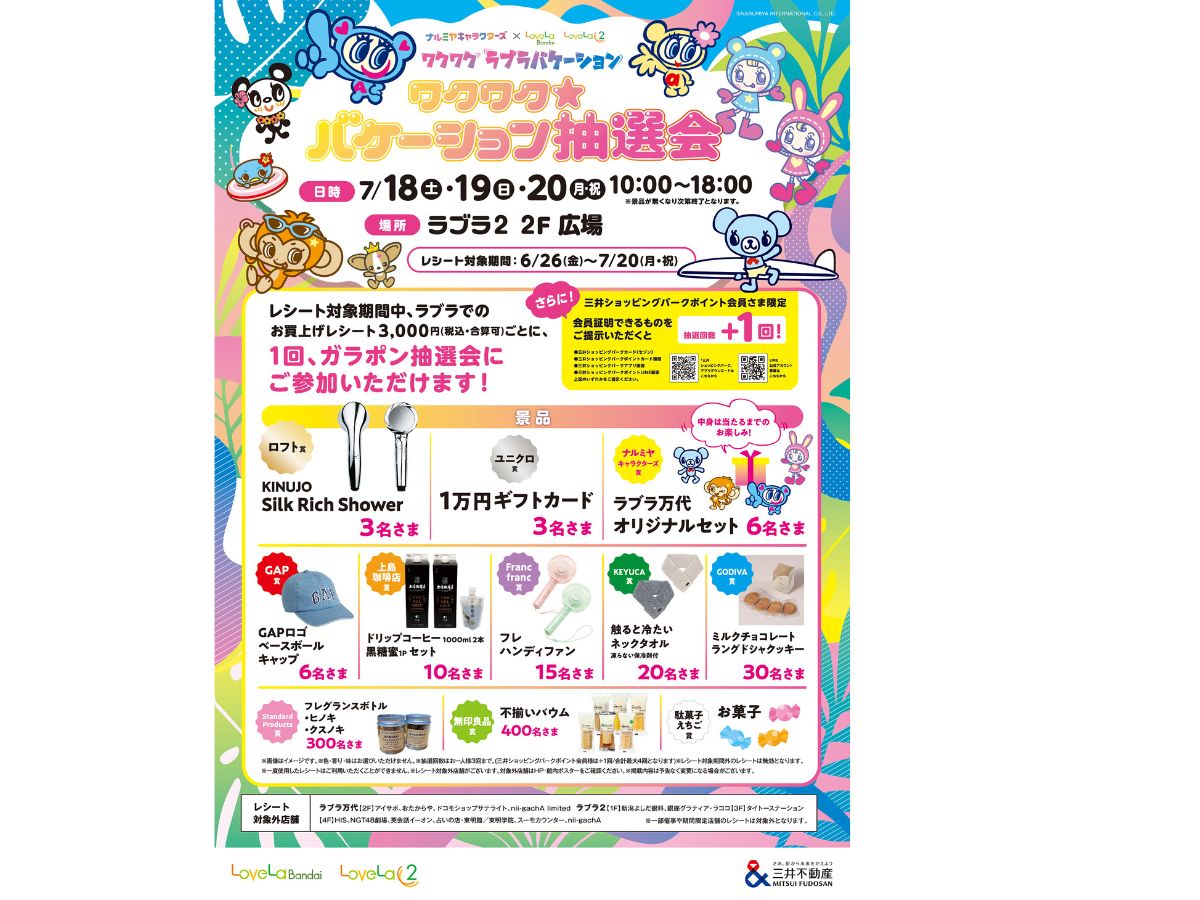 ワクワク★バケーション抽選会