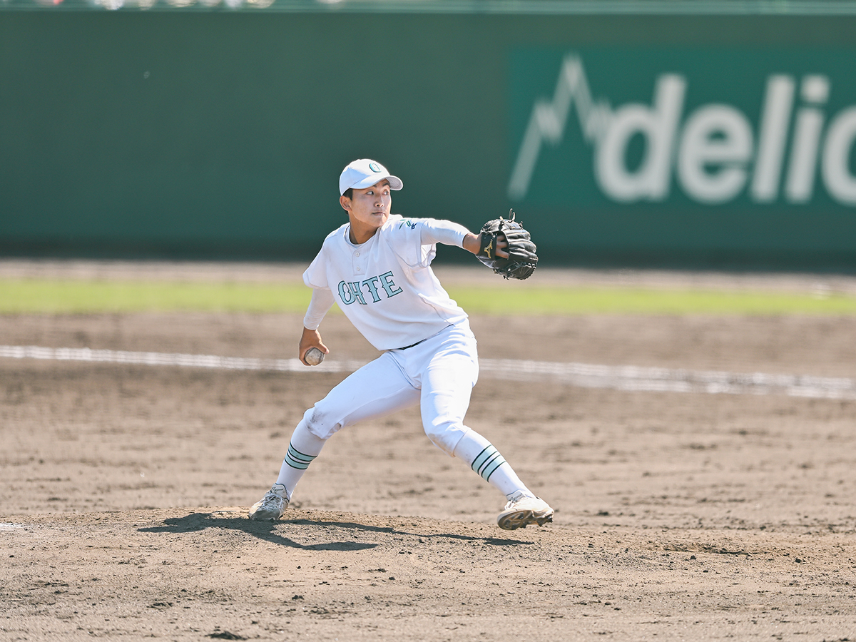 今年は公立校勢で好投手が多い。長岡大手の右腕・蒲生敦大投手（3年）もその1人