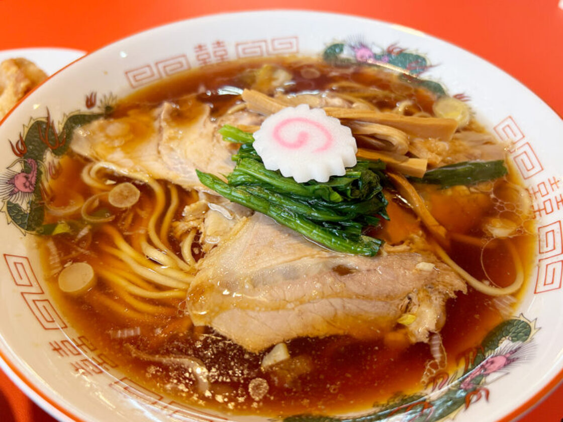 越後拉麺しなのやの生姜醤油拉麺