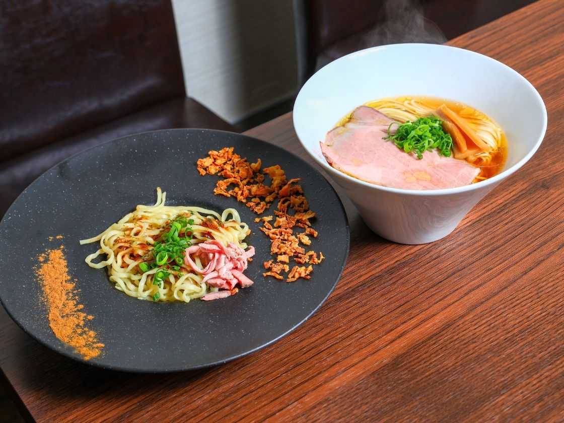 らーめん和樹の醤油ラーメンと和え玉 竹