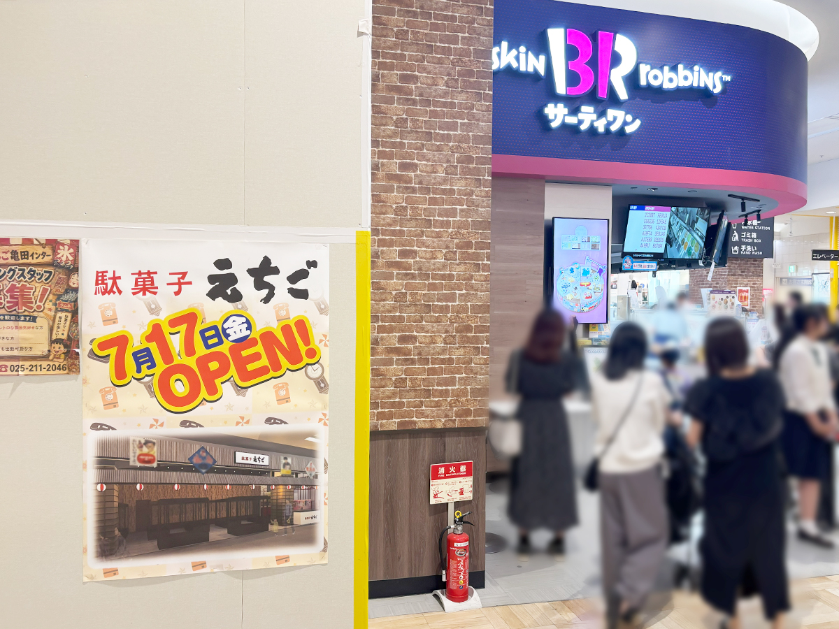 駄菓子えちご 亀田インターの場所