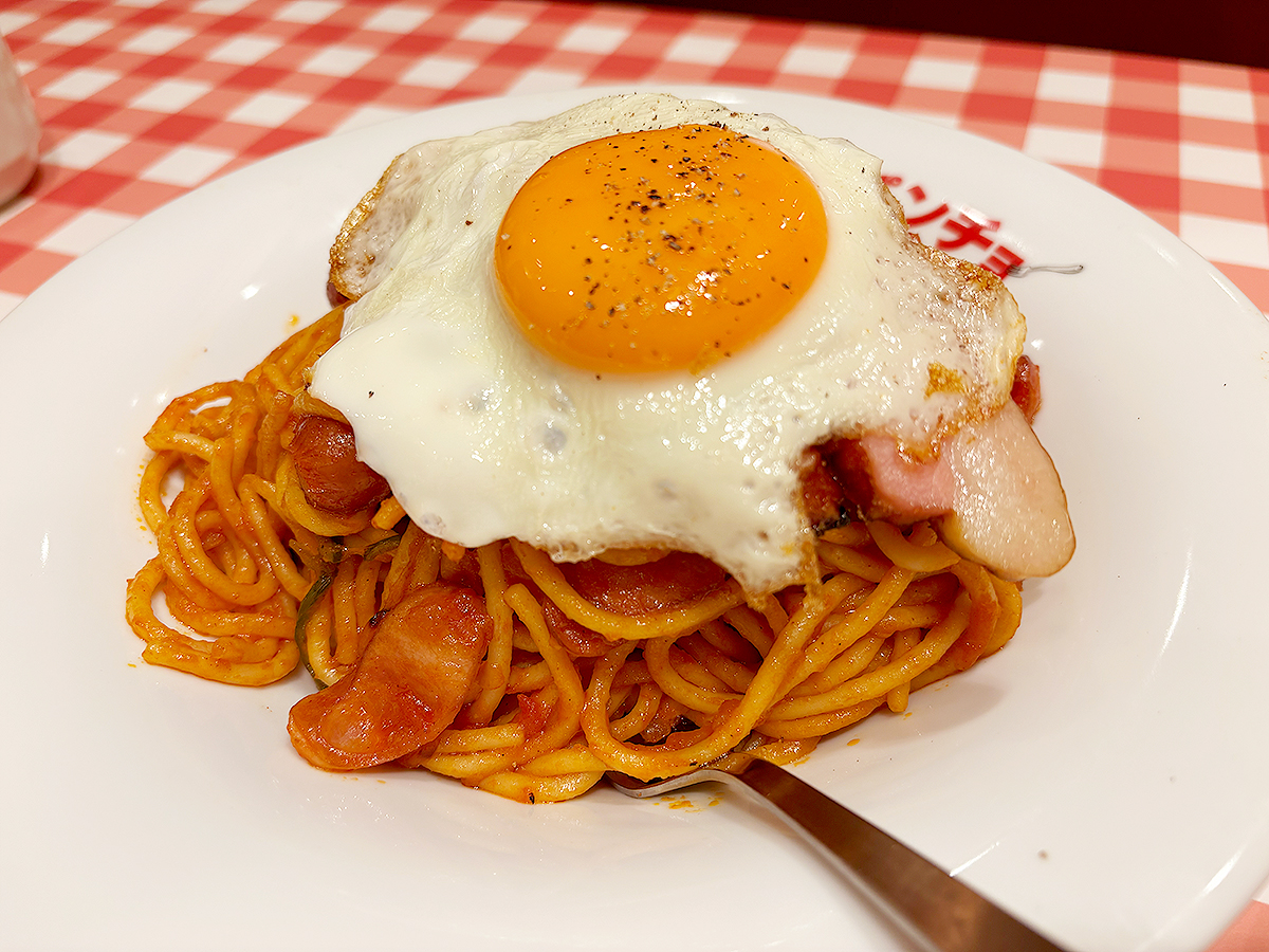 スパゲッティのパンチョ 新潟赤道店のナポリタン＋王道セット