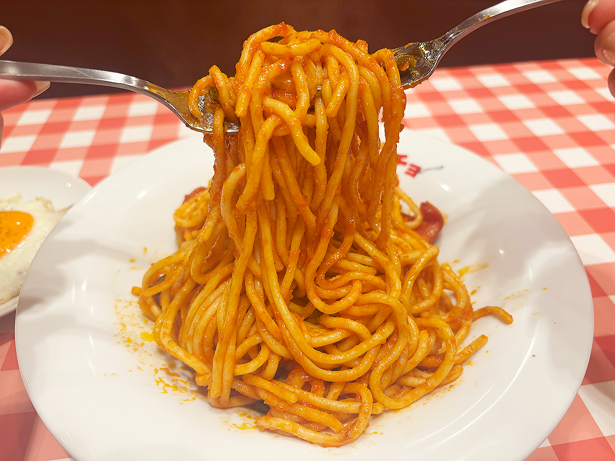 スパゲッティのパンチョ 新潟赤道店のナポリタン＋王道セット