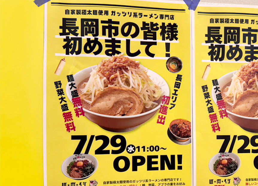 メガ豚パンチ CoCoLo長岡店のメガトンラーメン