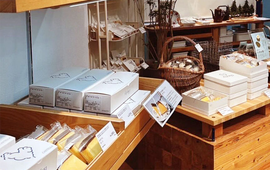 フェルエッグ 上越パティオ店の店内