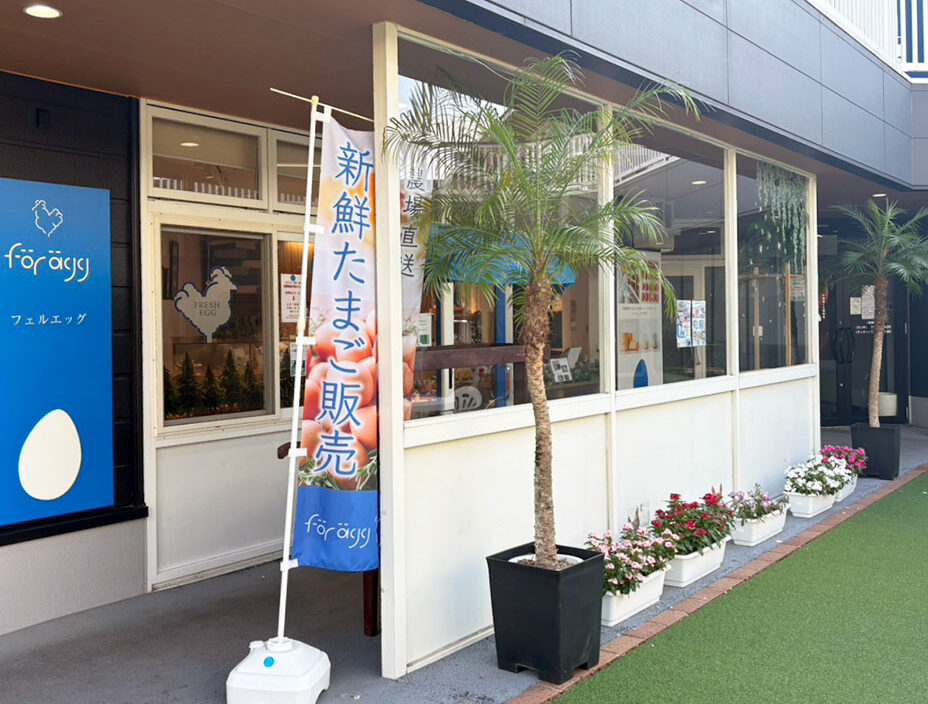 フェルエッグ 上越パティオ店の外観