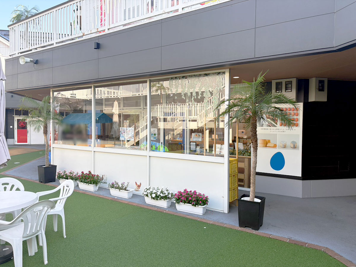 フェルエッグ 上越パティオ店の外観