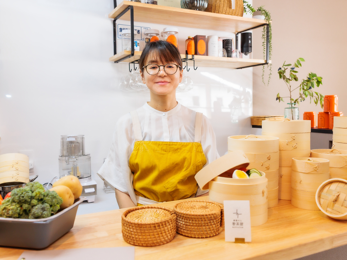 参道カフェ 香茶甜の店長 山岸さん