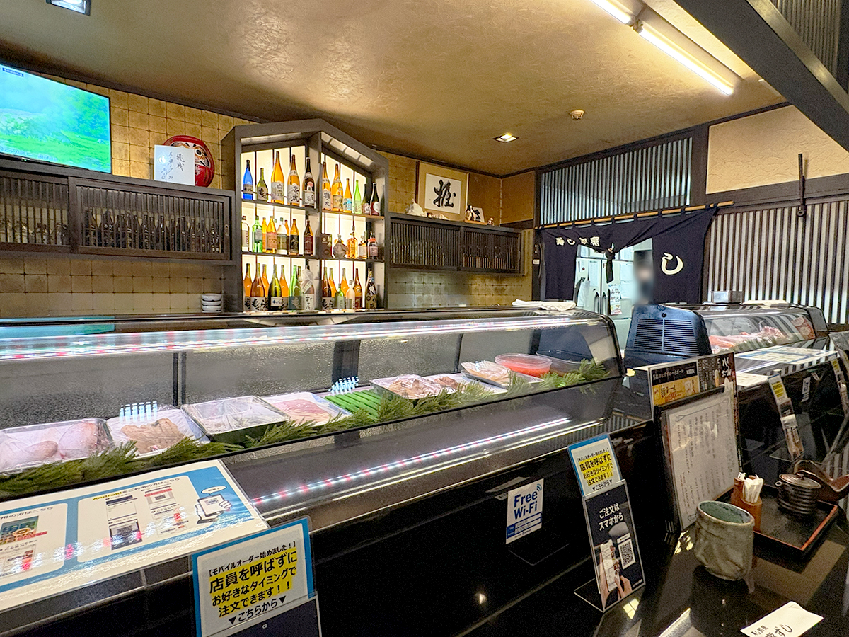 寿司割烹 瀧ずしのカウンター