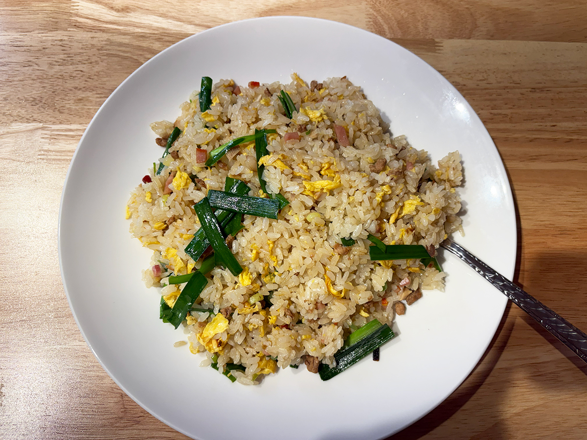 大家福(ミンナフク)麻辣湯専門店の台湾炒飯