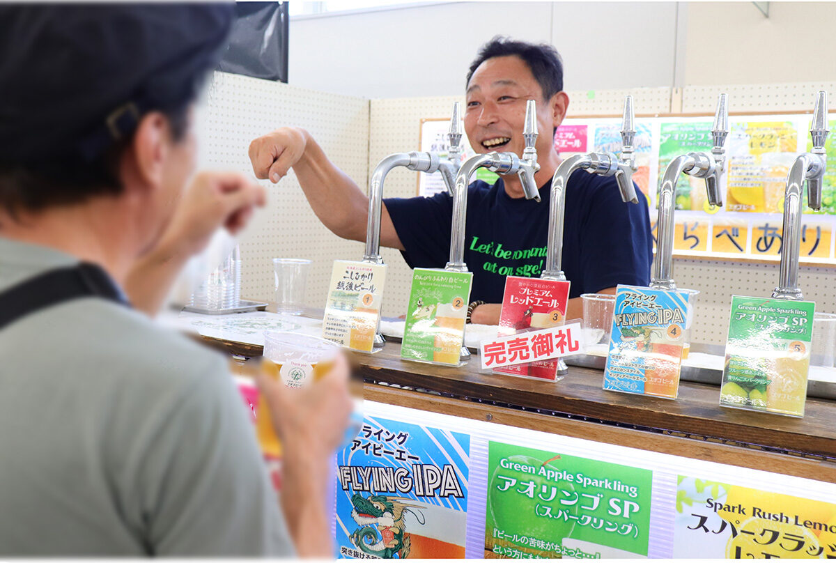 ビールと鮭の祭典inみつけ