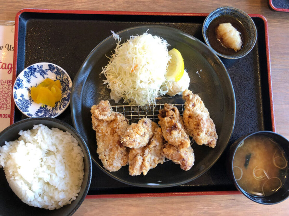 大福家 黒埼店の唐揚げ定食