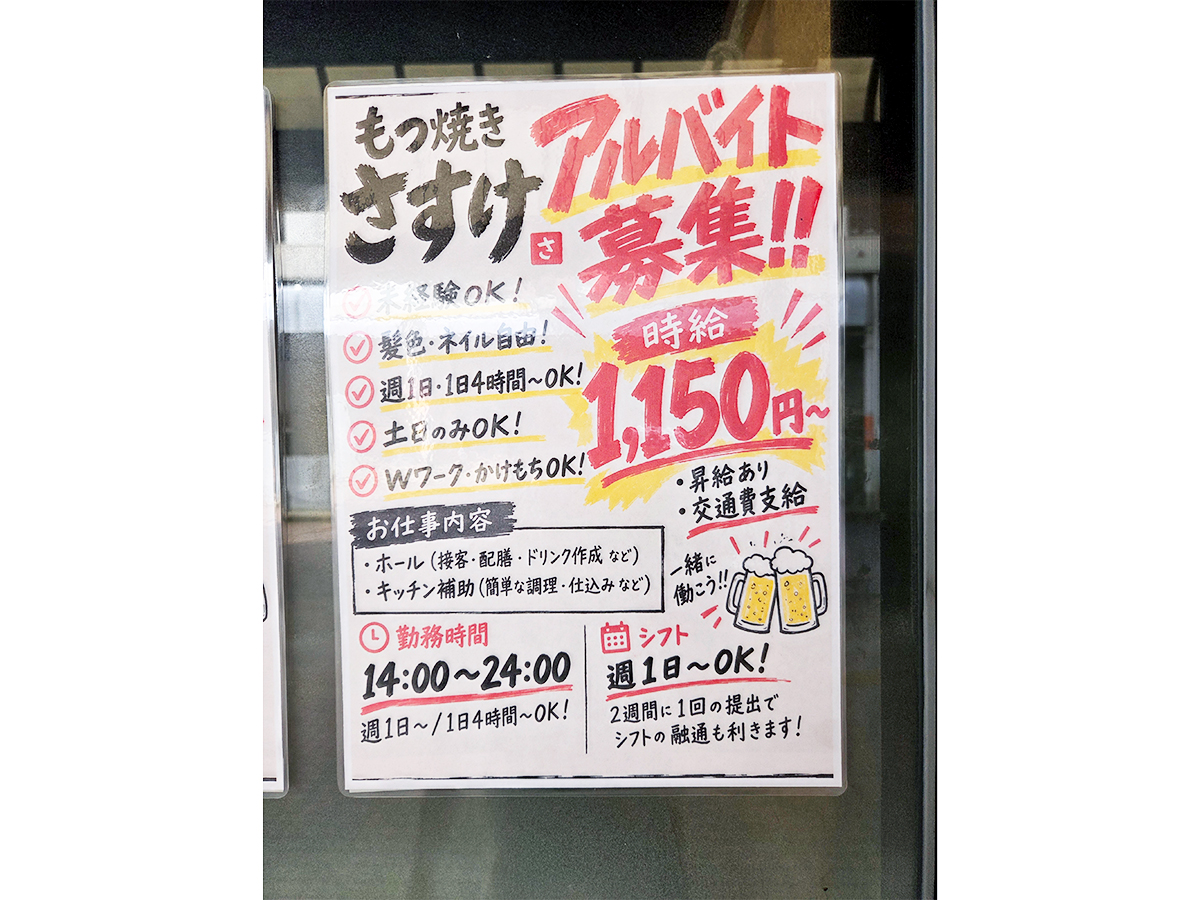 もつ焼きサスケ 長岡駅前店