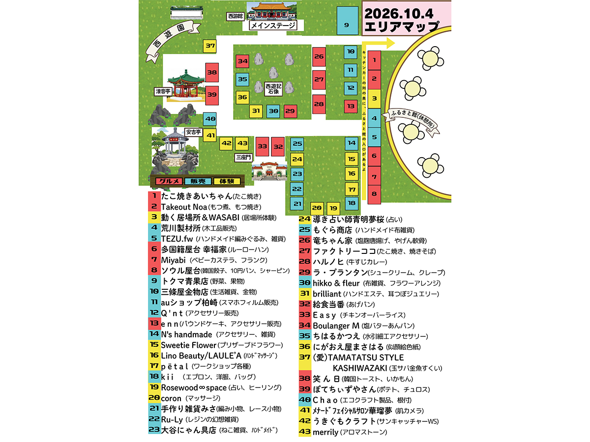 にしやま賑わい軽トラック市_ブース