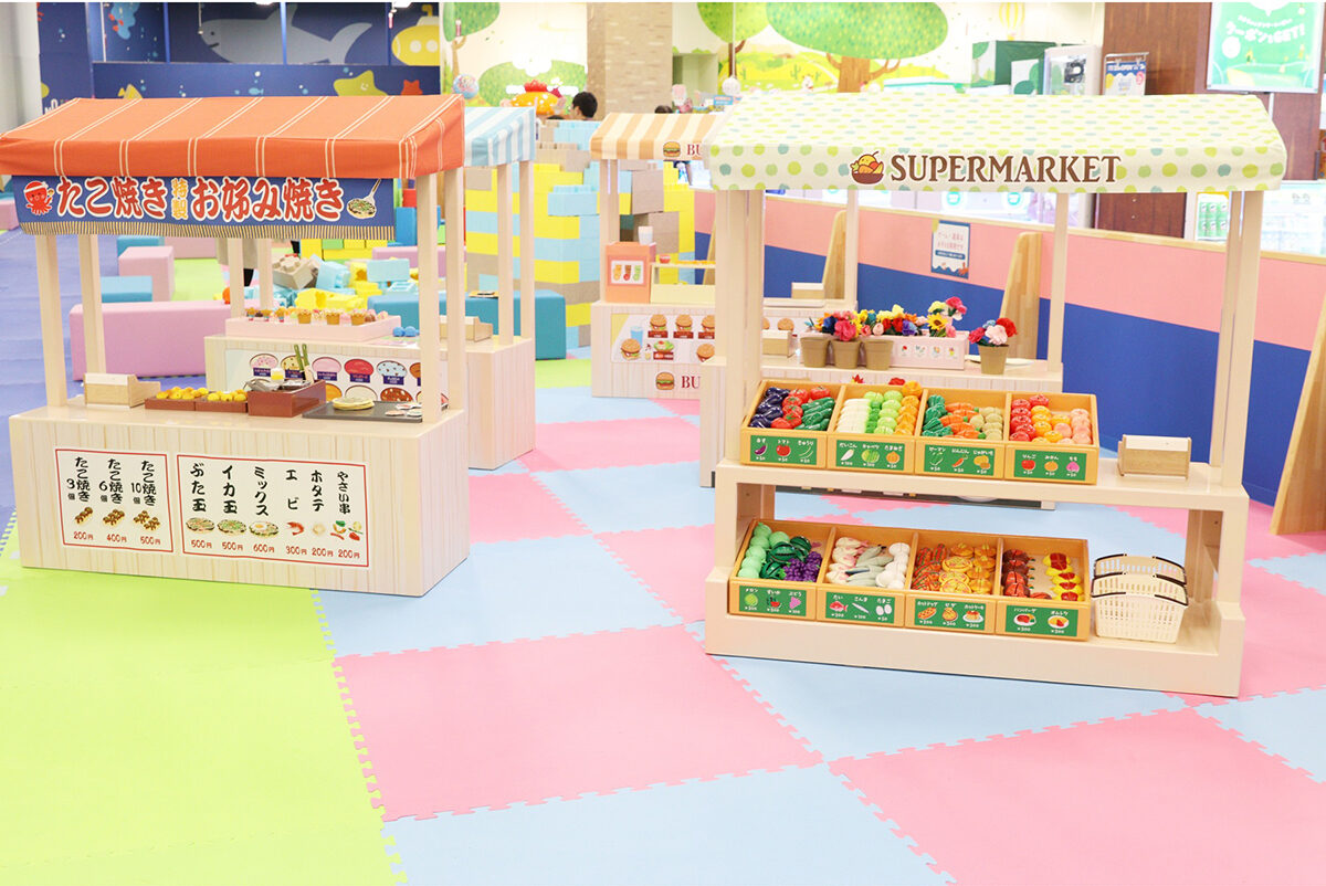 のびっこジャンボ 新発田店のごっこ遊びスペース