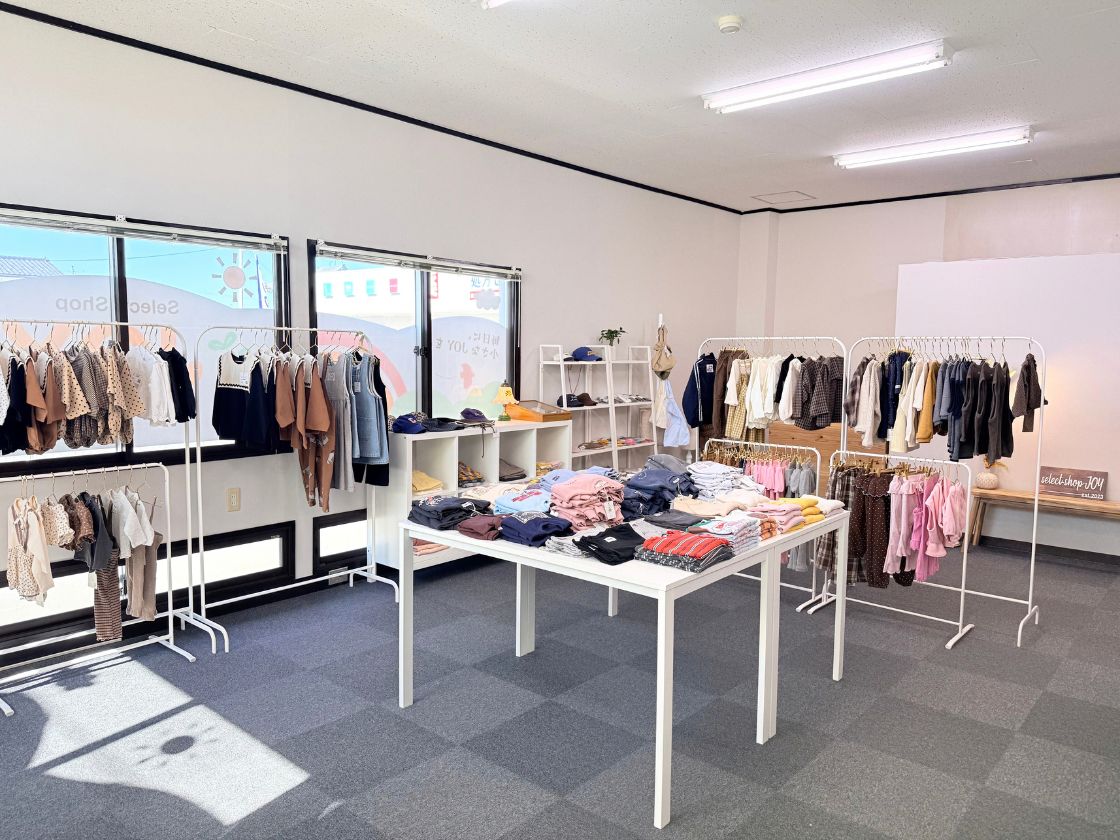 select shop JOYの店内