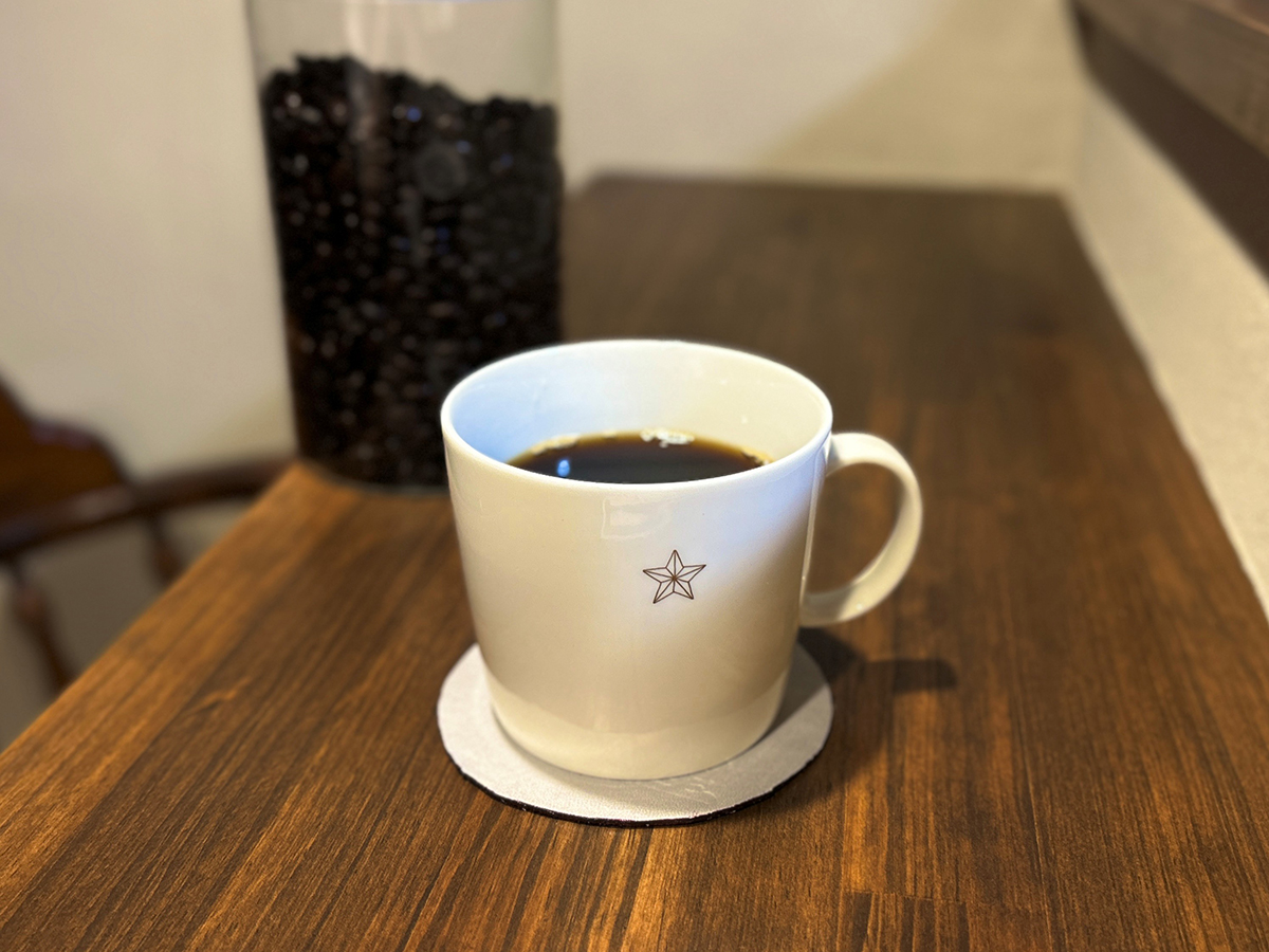 カフェ明星のコーヒー