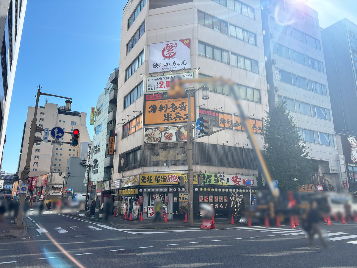 餃子のかっちゃん 新潟店の外観